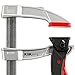 BESSEY KliKlamp Series Ratchet Action Lever Clamp - 4-Inch -KLI3.008 - Fast Action, Heavy Duty Clamps for Woodworking, Carpentry, & Cabinetry - Professional Grade for DIY and Home Improvement