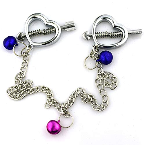 Pinzas para pezones Pinza de pez�n de metal Abrazadera de mama Joyer�a de cuerpo Joyas de sexo para parejas Clip Sexy BDSM Bondage Nipple Cadena colgante Nipple Bondage 18+ juguetes para pezones
