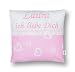 Amilian® Poduszka 40 x 40 cm z imieniem "Ich liebe dich" Serce różowe