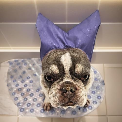 Capinha de banho para cães, touca de chuveiro de cães | Tampa de tampa de banho de gato ajustável ta