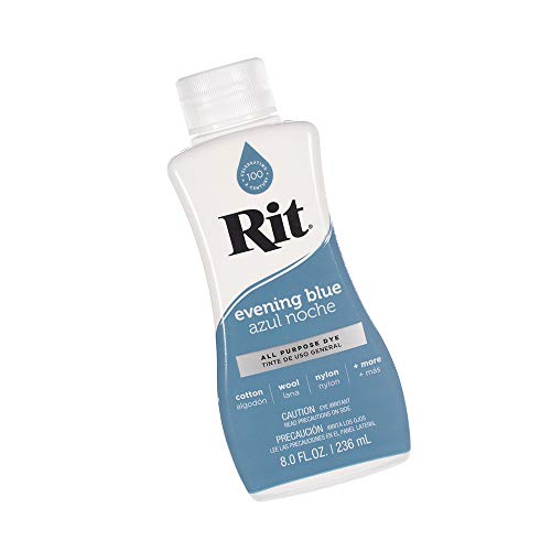 Craft County Rit Liquid Dye - Wide Selection of Colours - 236 ml Evening Blue - Image 2