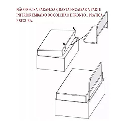 Grade de Cama, Tubline, Rosa