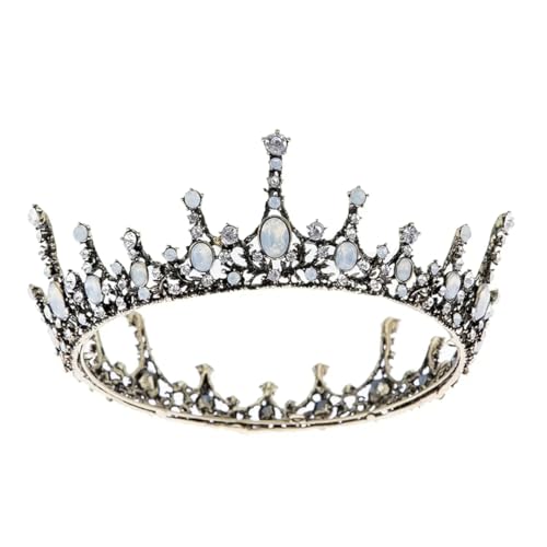 Women’S Jeweled Princess Queen Crown With Rhinestones A Statement Tiara