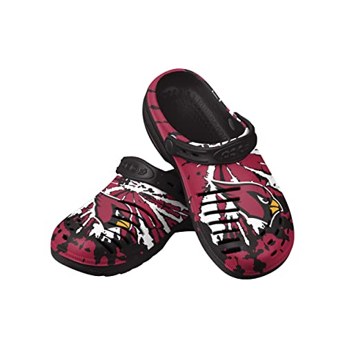 FOCO Men's NFL Team Logo Tie-dye Garden Water Sandals Shoes Slipper Clogs with Strap