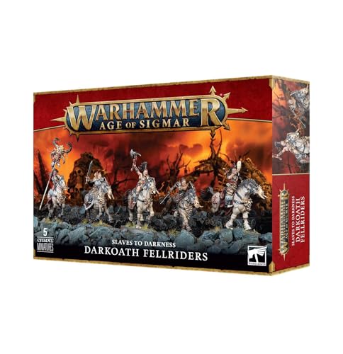 Warhammer Age of Sigmar Slaves to Darkness Darkoath Fellriders miniatura 1