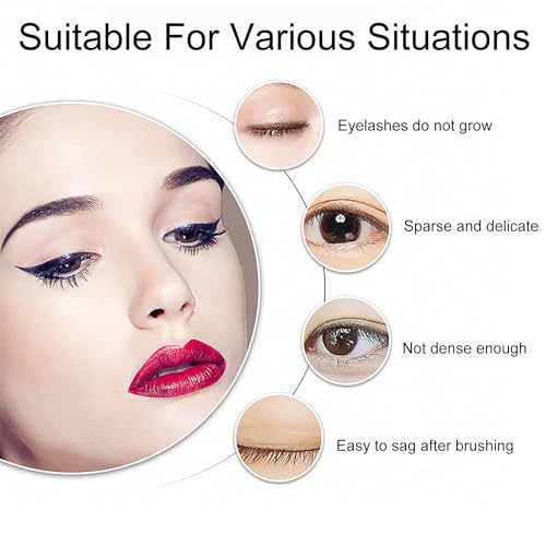 SHUBEIEUMI 50 Stück Wimpernbürsten, Einweg Wimpern Bürste Set, Einweg Mascara Zauberstäbe für Wimpern und Augenbrauen, Mascara Zauberstäbe (Rosenrot)