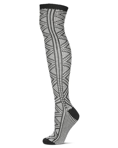 Image of Women's Diamond Tone Over The Knee Warm Sock