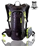 FREEMOVE Hiking Daypack Camelback Backpack, 10L Capacity, Many Compartments, Detachable Phone Pocket, Ideal for Hydration Pack, Lightweight, Comfy for Hiking, Running, Cycling, MTB