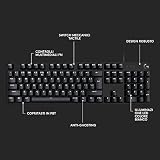 Logitech G413 SE Full-Size Mechanical Gaming Keyboard - Backlit Keyboard with Tactile Mechanical Switches, QWERTY US International Layout - Black - 9