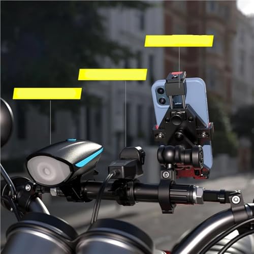 Support d'extension moto universel pour smartphone et navigation lors de vos trajets urbains - 4
