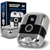 Electric Shaver for Men, 2026 New Painless Portable Dual Head Pocket Travel Electric Shavers, Waterproof Wet Dry Cordless Electric Razor