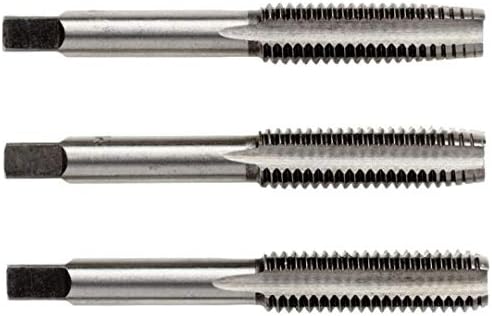 M8 x 1.25 HSS Metric Hand Tap Sets. Includes 3 Pieces - 1st, 2nd & 3rd Cut