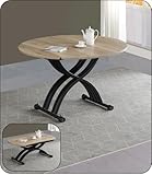 VOLERO', Mecanismo de elevación con regulación milimétrica de la Altura (Roble)