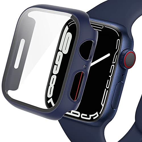 Miimall Apple watch series 8 2022 45mm/7 2021 45mm Jo[ apple watch 8 یtB 45mmAbvEHb` V[Y 7 یP[X LYh~ y dx9H PCf tSʕی A