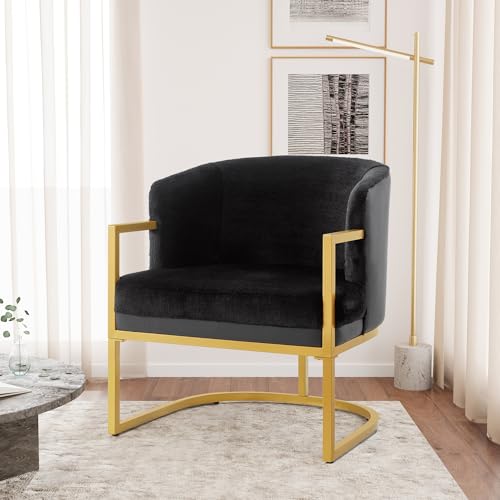 Sillón Plegable Moderno Negro miniatura 1