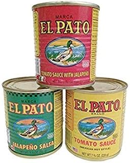 7.75oz 3 Can Bundle - Tomato Sauce, Tomato Sauce with Jalapeno, and Jalapeno Salsa