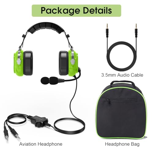 Auriculares piloto con cancelación de ruido WODASEN miniatura 5