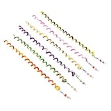 [Material]: Hairstyling Twister-Haarbänder bestehen aus Gummi , sind extrem elastisch und langlebig genug für eine lange Verwendung; Zirkon hat starken Glasglanz und Diamantglanz, macht Ihr Haar glänzender und charmanter.