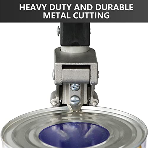 Lifancy Commercial Can Opener, 18" Old Reliable Manual Can Opener With Plated Steel Base For Cans, Heavy Duty Industrial Can Opener,Screw Down Base, Ergonomic Handle,Built-In Blade X 2 #TOP6