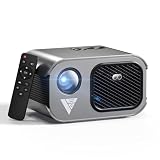 Home Projector with WiFi and Bluetooth, Native 1080P, 4K Support, Portable Smart Projector, Mirror Screen...