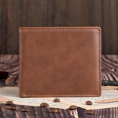 9rd Anniversary Leather Gift for Him, 9 Years of Marriage Engraved Leather Wallet, 9 Years Wedding Gifts for Husband4