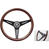 NARDI(ナルディ) クラシックウッド&ブラックスポーク ディープコーン 350mm ステアリング N771 N771