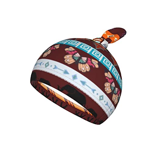 Image of Boha Style Newborn Swaddle Blankets Beanie Hat Sets,Newborn Receiving Blanket for Boy Girl,Swaddle Sack Shower Infant Gift, One Size