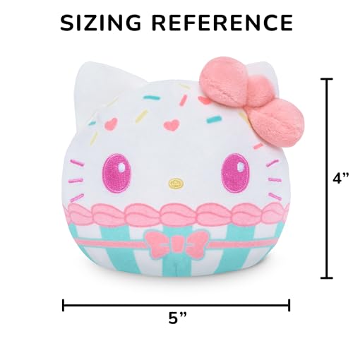 Image of TeeTurtle Reversible Sanrio Hello Kitty Cupcake 4 Inch Flip Plush