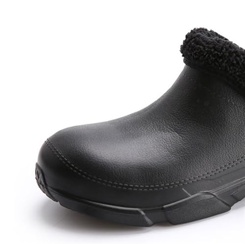 Sapatos Largos De Chef Masculinos, Inverno Quente Cozinha Chef Serviço De Comida Deslizamento Em Cal