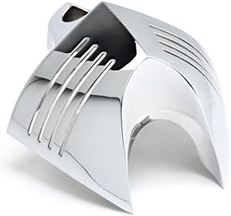 Krator Harley Davidson Motorcycle Chrome Big Twins Horn Cover Compatible with Stock Cowbell Horns (1992-2013) (NP006)