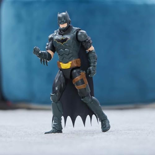 DC Batman - Figurine Batman 30 Cm S6 - Figurine Articulée - Créez Vos Propres Combats Masqués Contre L'ennemi - Super Héros Et Super Vilain - Jouet À Collectionner - Jouet Enfant 3 Ans Et +
