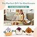 Muiteiur 7 Piece Bird Stuffed Animals, 14 in Parrot Plush Set with Nest, Cute Plush Bird Nest for Kids,Girls,Boys