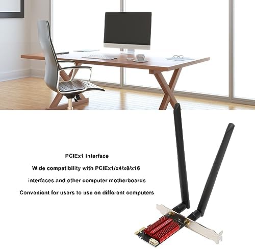 Annadue 7260AC Pro PCIe WiFi Bluetooth Card highlighting PCIeX1 interface compatibility