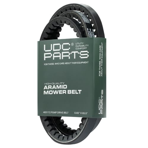 UDC Parts 483172 Pump Drive Belt, Replacement for Scag Tiger Cat, Wildcat