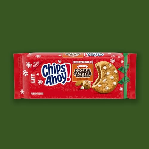 CHIPS AHOY! Chewy Cookie Butter-Inspired Cookies, Limited Edition Holiday Treats, 9.9 oz image 4