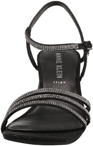 Anne Klein womens Anne Klein Genova Wedge Sandal, Black, 5.5 US | Image 1