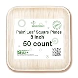 Party Pack of 150 Eco-Friendly Dinnerware - 50 Disposable 8