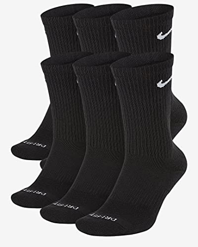 NIKE Boys’ Performance Cushion Crew Socks with Band (6 Pair)