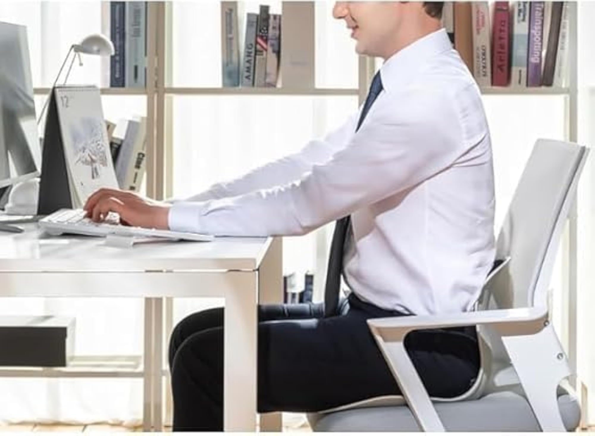 Portable Back Support Chair & Posture Corrector Cushion
