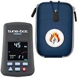 Tune-Bot Studio TBS-001 Clip-On Digital Drum Tuner with Hard Shell Carry Case – Easy & Accurate Drum Tuning for Practice, Studio and Live Playing