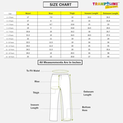 Image of Trampoline Kids Cotton Blend Trackpants Pack of 2 with Drawstrings & Ribbed Cuffs | Vibrant Printed Joggers for Boys & Girls | Soft Waistband & Side Pockets | Everyday Comfy Wear