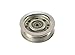 Flat Idler Pulley replaces John Deere AM146880 & GY00054. For John Deere / SABO Pulley Mowing Deck 42", 46", 48" Snow 47". Fits LT / LTR 155, 166, 180, 47" Snow X530, 534, 540