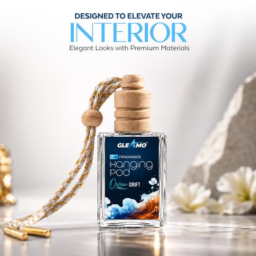 Image of Ocean Drift Car Perfume Air Freshener (Pack of 2) | Long Lasting Ocean Fragrance for Car | Premium Dashboard & AC Vent Car Freshener | Helps Eliminate Odour | Auto Air Freshener for Cars | 20ml
