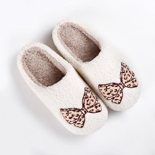 Image of Cherry Slippers for Women Men Fruit Shoes Cute Memory Foam Soft Winter Warm Indoor Outdoor Slippers