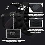 Weighted Vest Men or Women - 5/10/15/20/25/30lbs Weights with Reflective Stripe, Weighted Vest for Workout Equipment for Strength Training Running - Walking Weight Loss - Image 5