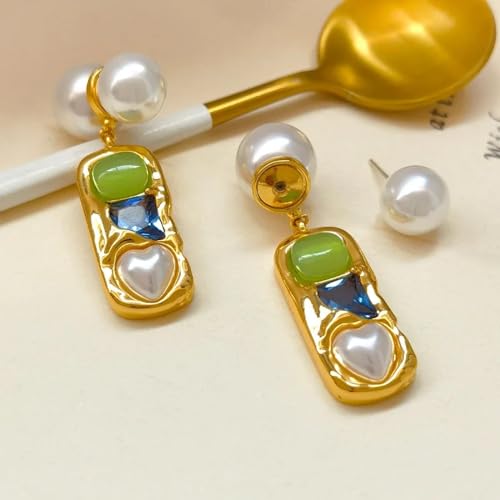 Boucles d'oreilles pendantes légères pour lobes sensibles et fêtes