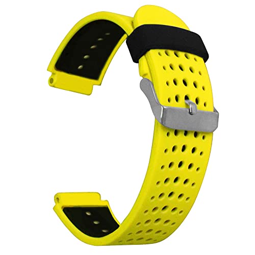 Bracelet silicone Garmin Forerunner 235 anti irritation et sueur pour montre sport M