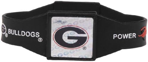 NCAA Georgia Power Force Silicone Wristband (Medium) 7.5 in