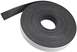 Flexible Magnet Strip with White Vinyl Coating, 1/32