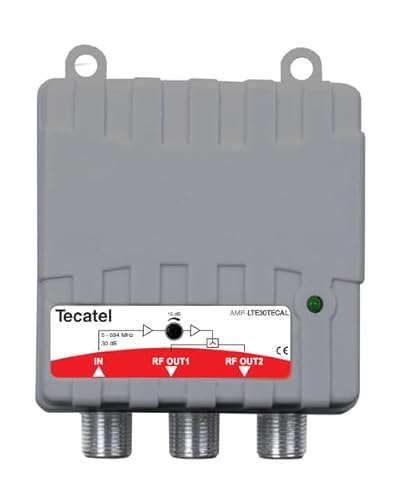 Tecatel - Amplificador 30 dB, 100 dBuv LTE 700